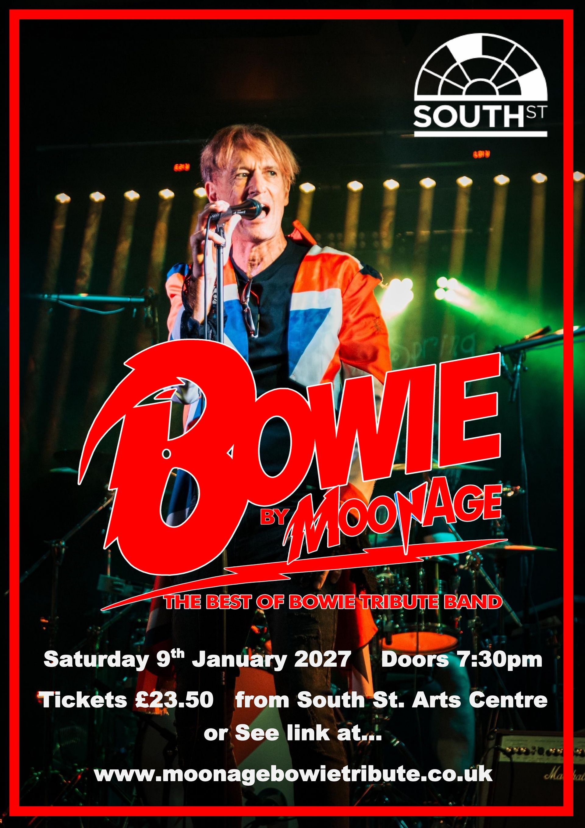 Gig poster for South Street Arts Centre, Reading